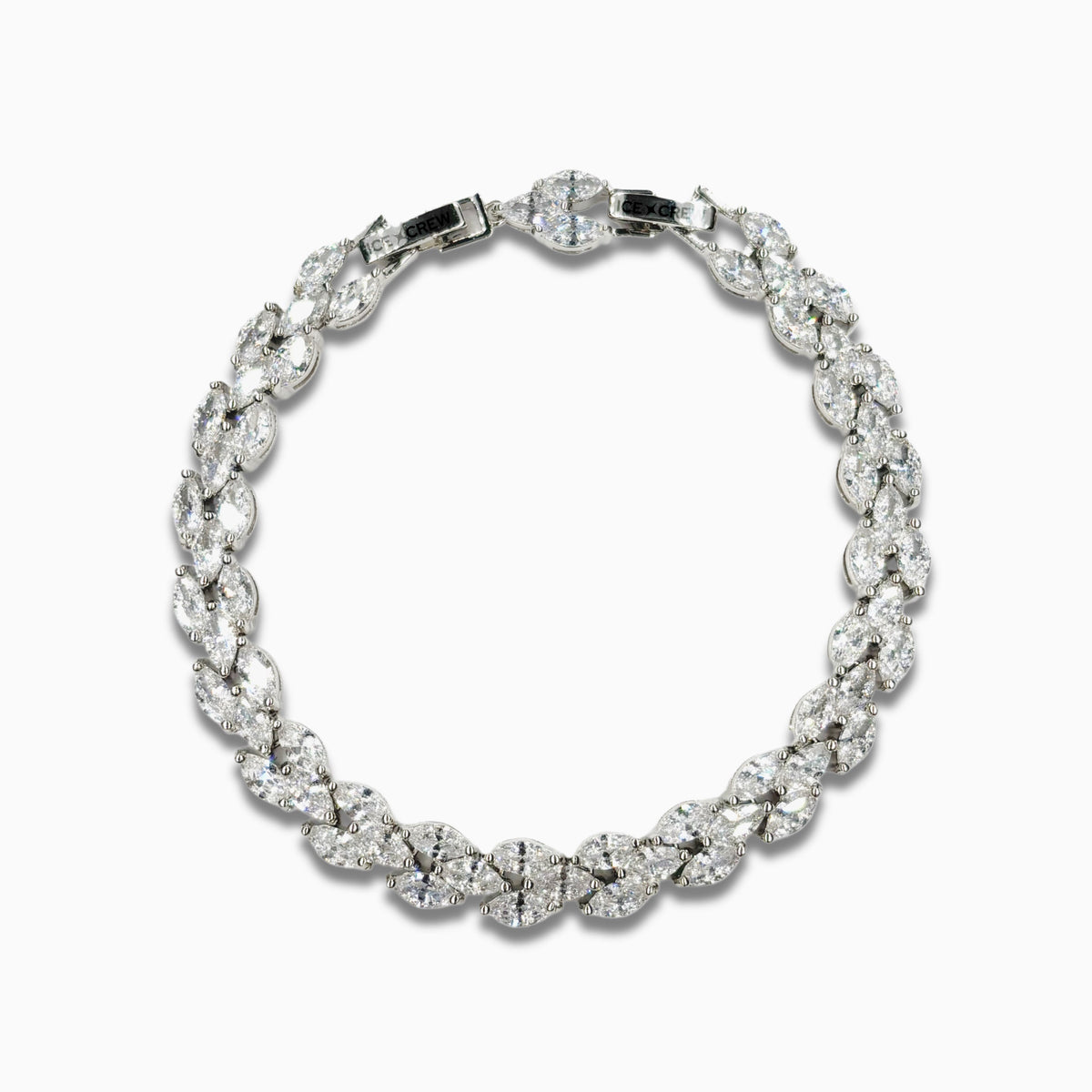 TRIPLE CRYSTAL BRACELET | SILVER