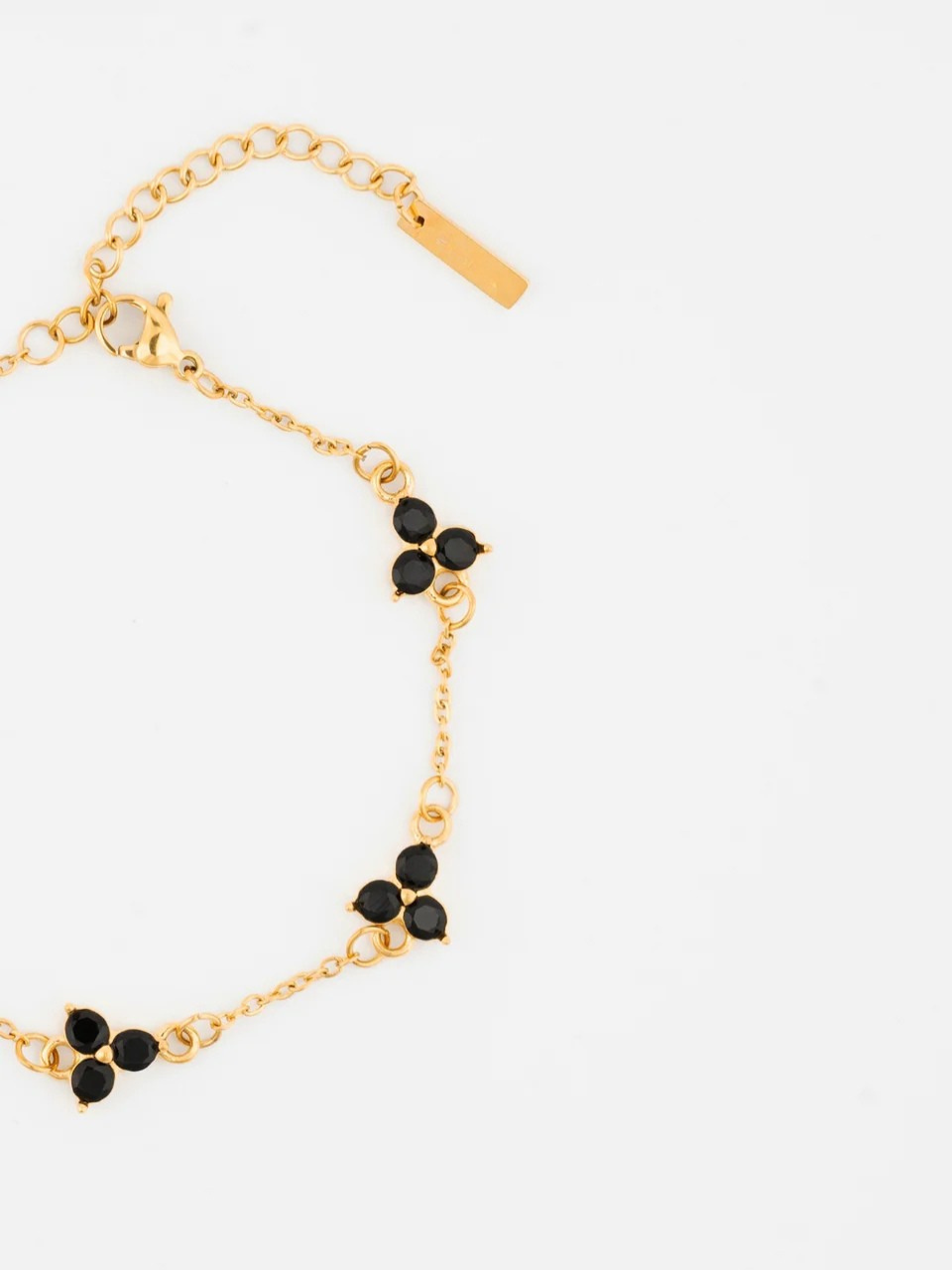 MIDNIGHT CLOVER BRACELET | GOLD