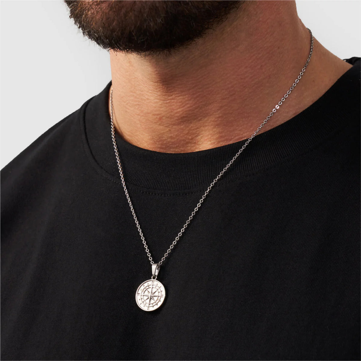 COMPASS PENDANT | SILVER