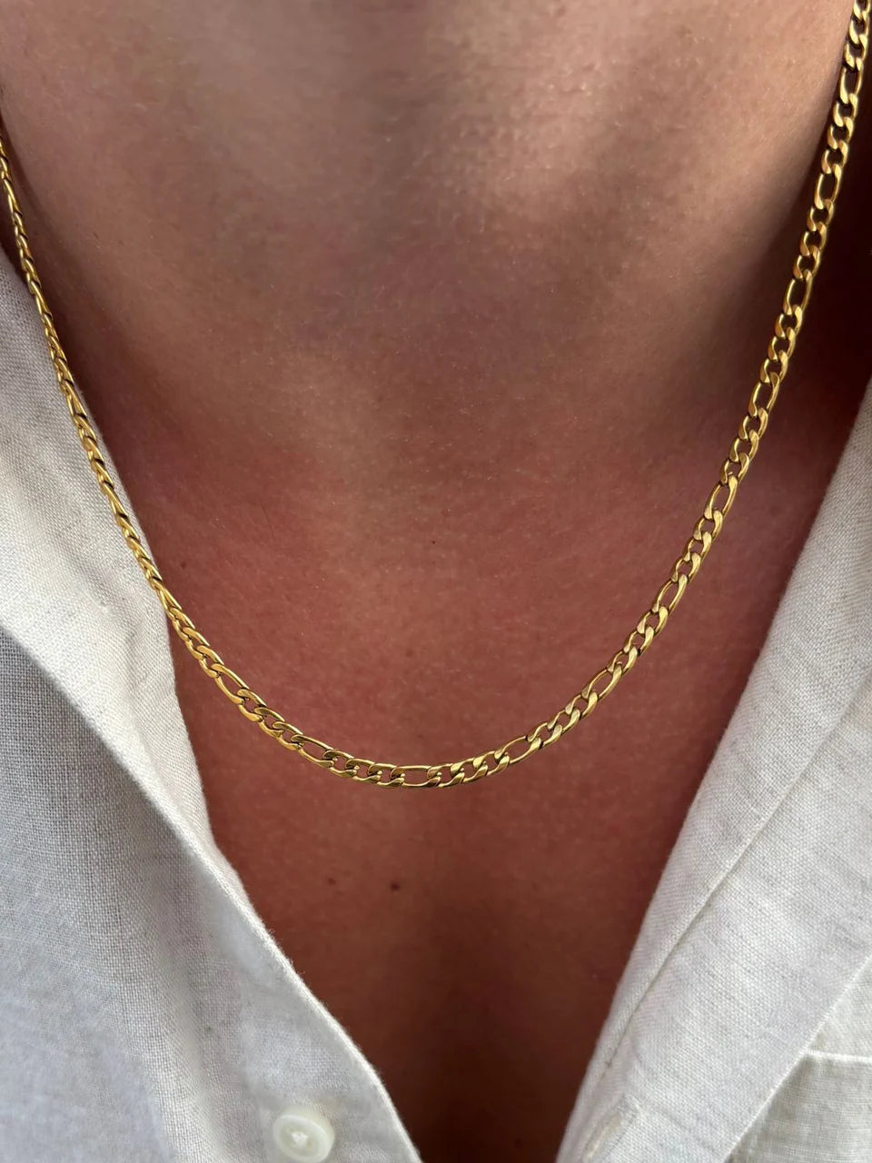 FIGARO CHAIN 3MM | GOLD