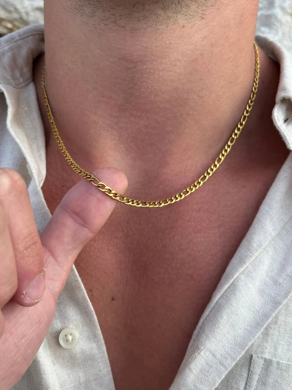 FIGARO CHAIN 3MM | GOLD