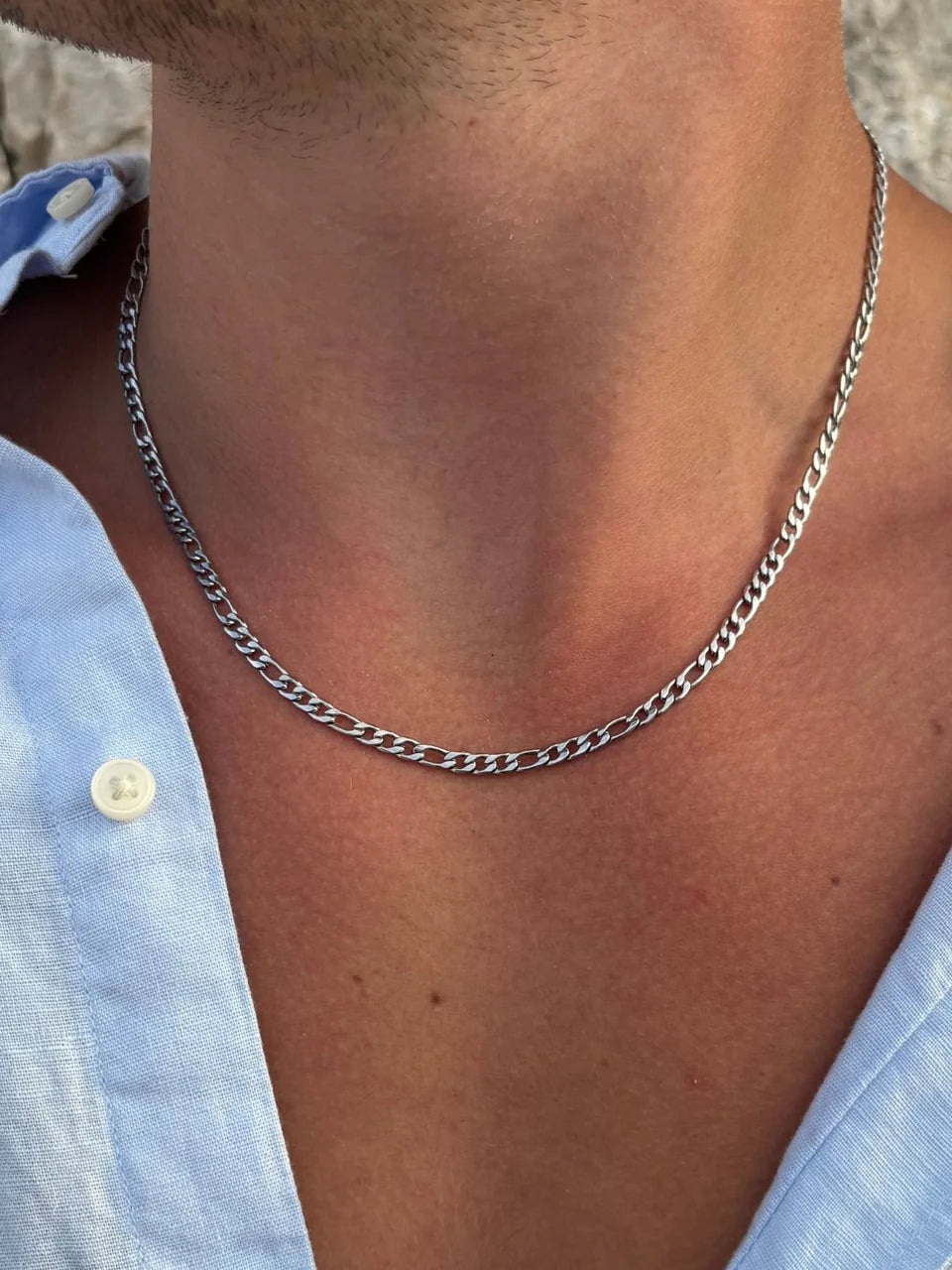 FIGARO CHAIN 3MM | SILVER
