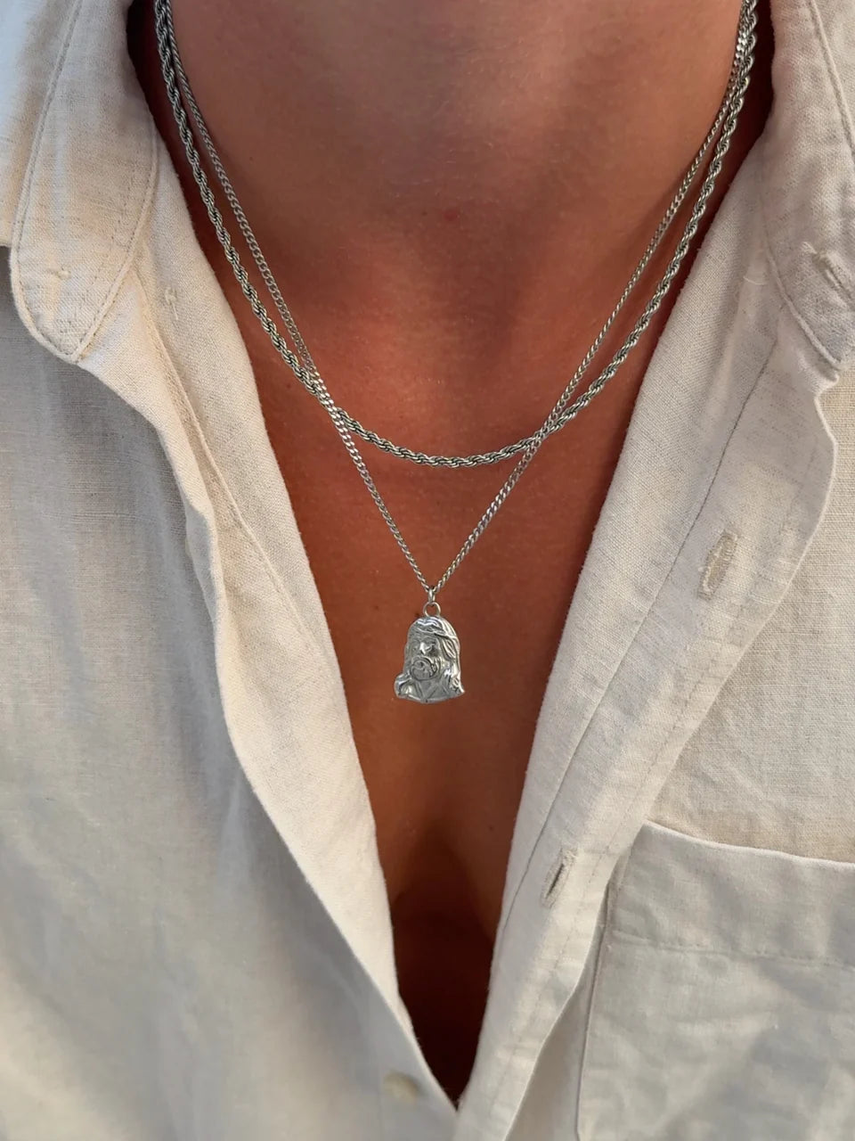 CHRISTUS CHAIN | SILVER