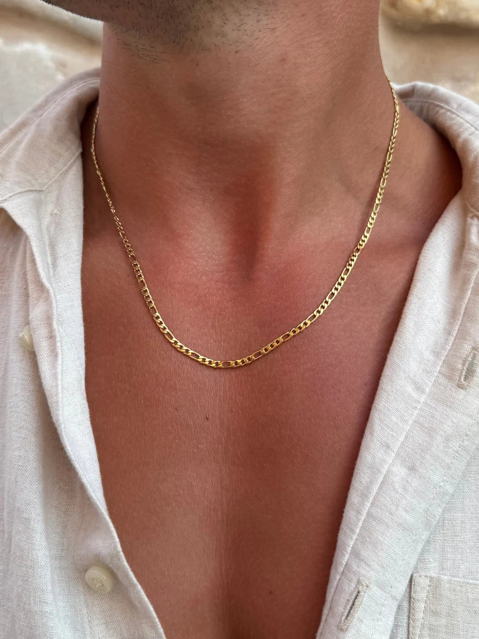 FIGARO CHAIN 3MM | GOLD