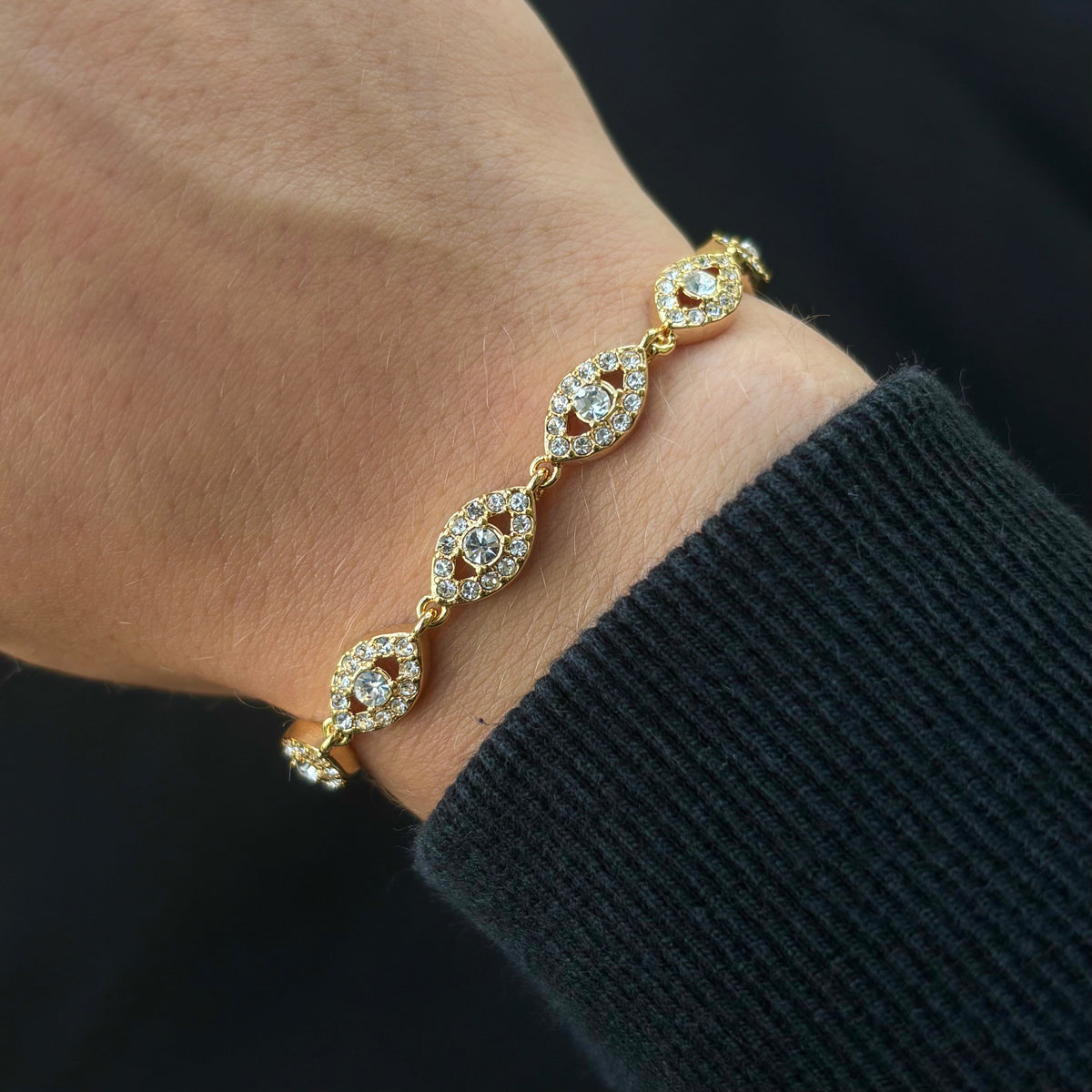 PURE ANGEL EYES BRACELET | GOLD
