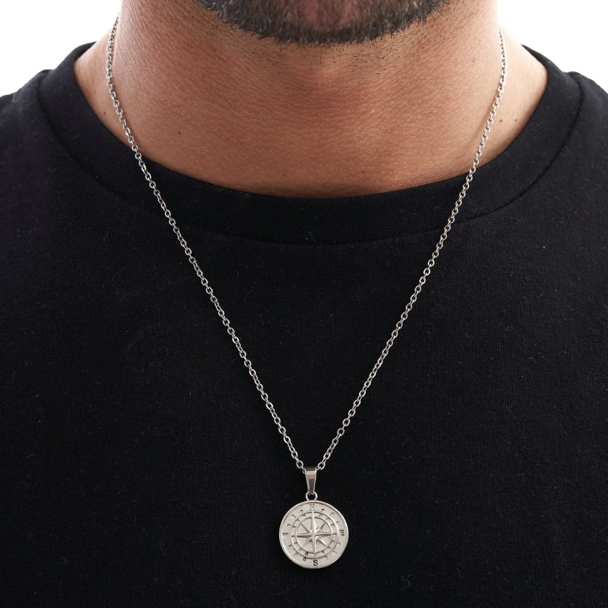 COMPASS PENDANT | SILVER