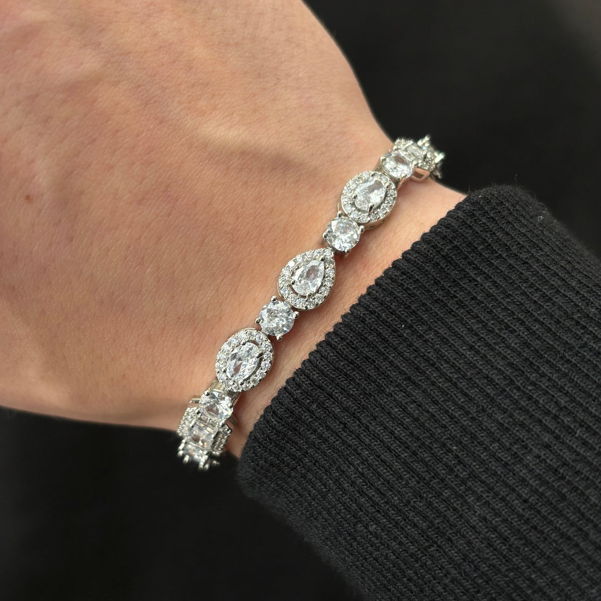 PRISM CUBE BRACELET | SILVER