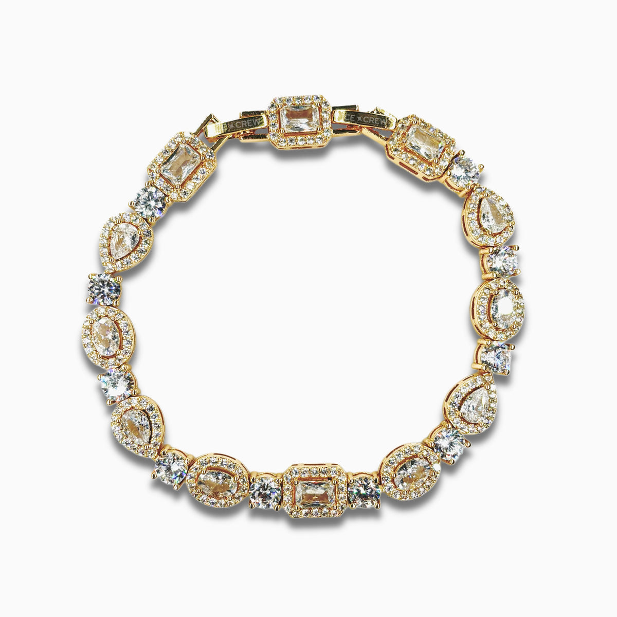 PRISM CUBE BRACELET | GOLD