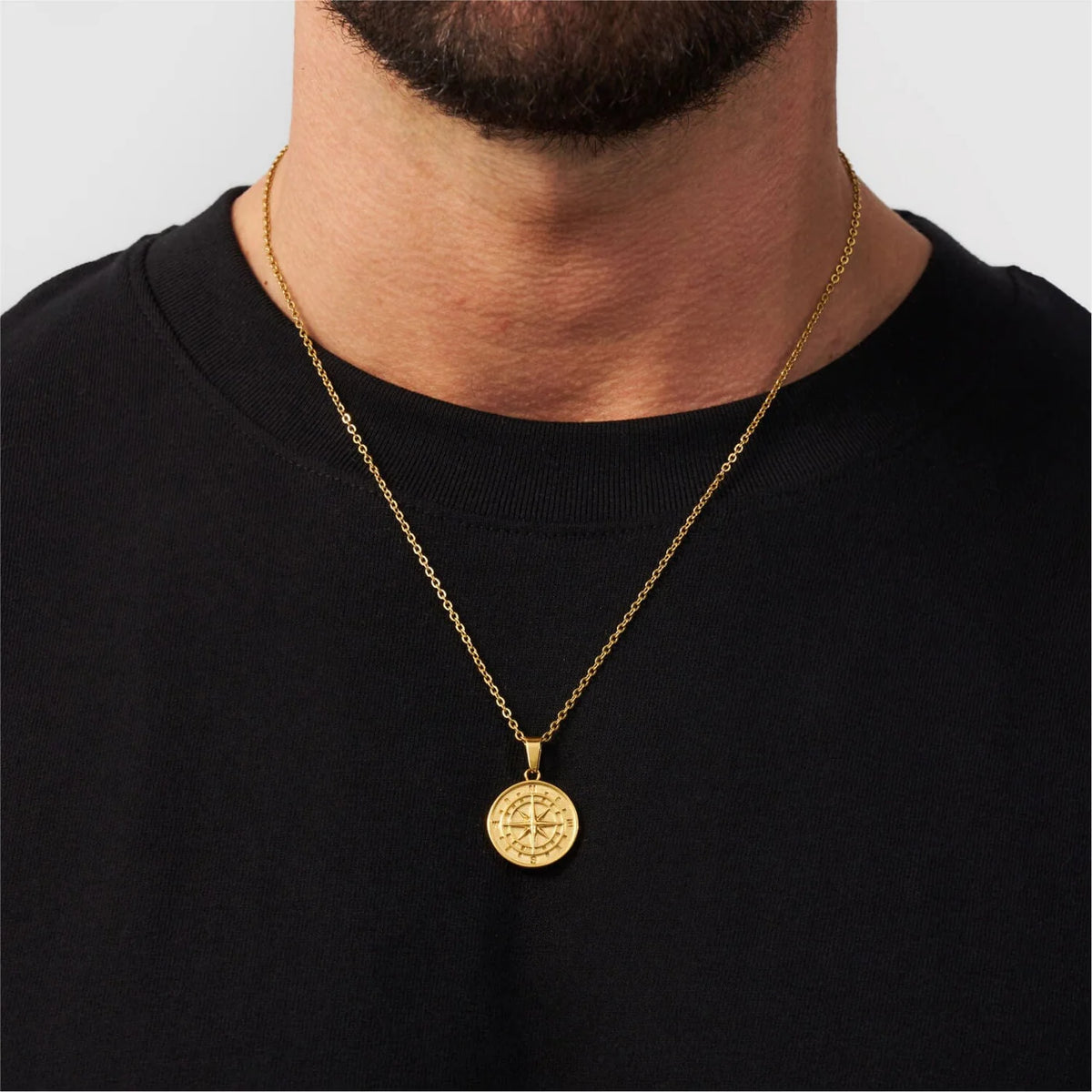 COMPASS PENDANT | GOLD