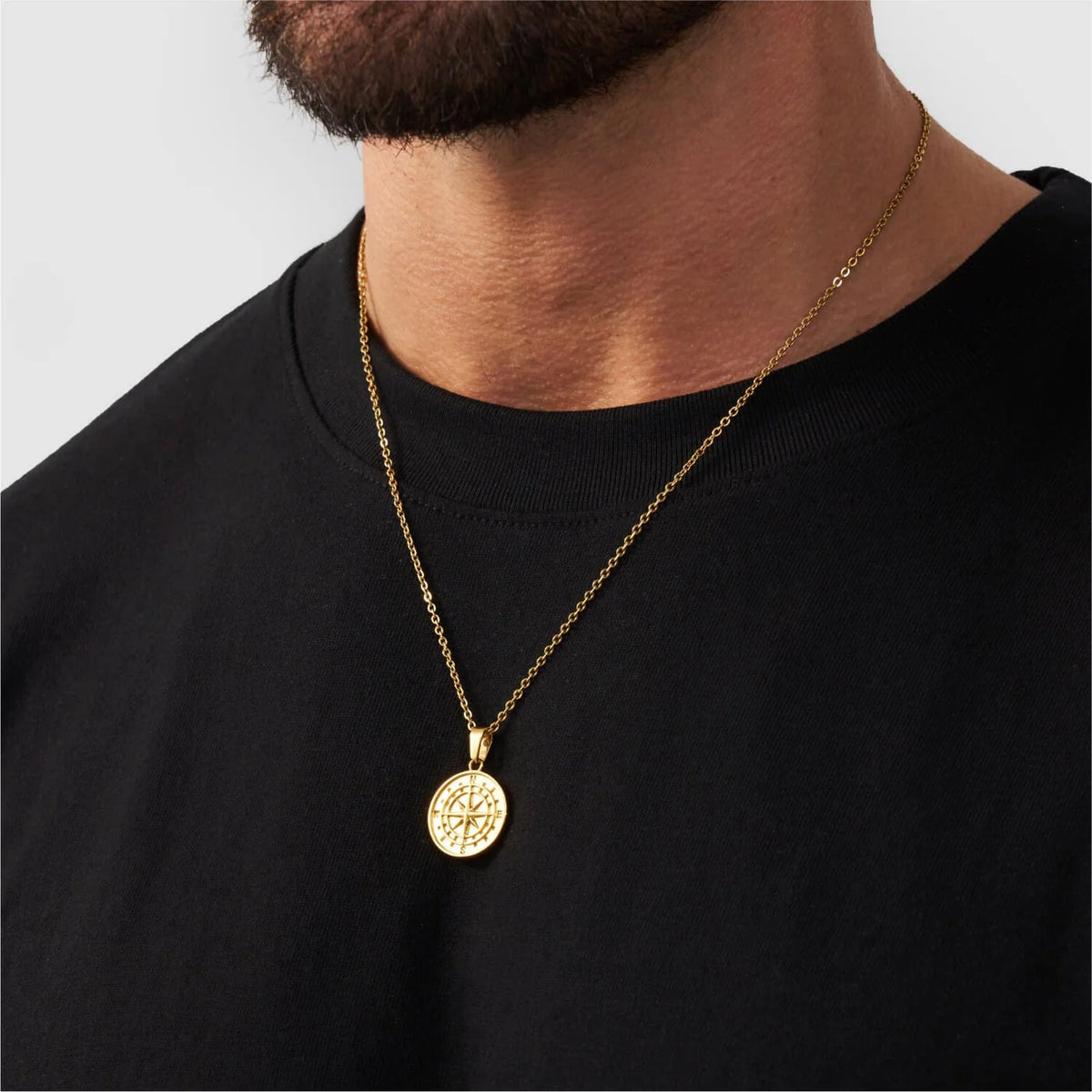 COMPASS PENDANT | GOLD